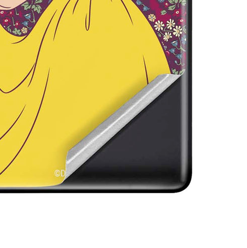 Disney Snow White Character with Floral Pattern Google Pixel 6 Pro Skin